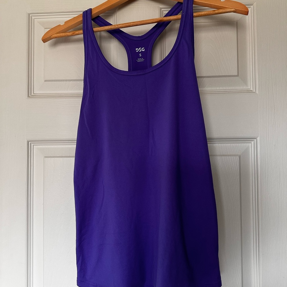 DSG Purple Racerback Workout Tank